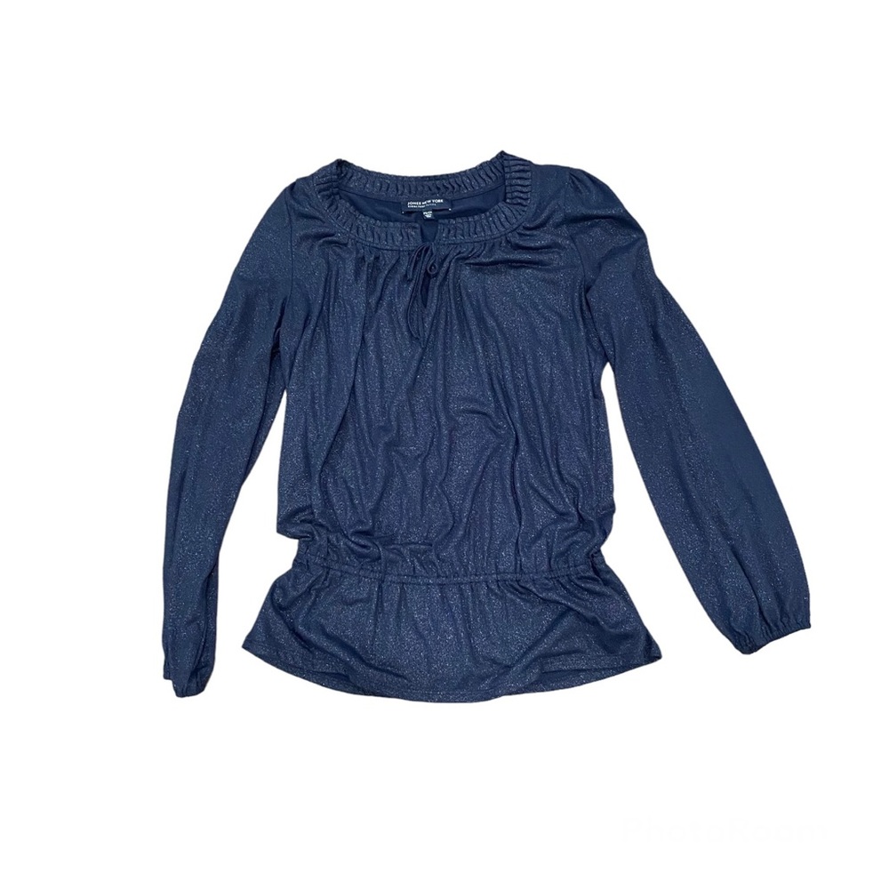 Blue Sparkly Blouse